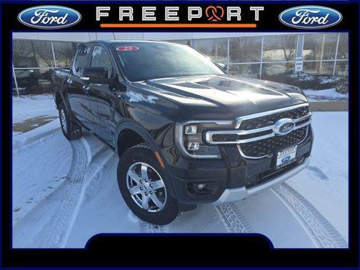 Shadow Black 2025 Ford Ranger LARIAT