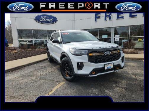 Space White Metallic 2026 Ford Explorer Tremor