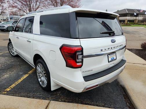 Star White Metallic Tri-Coat 2022 Ford Expedition Max Platinum