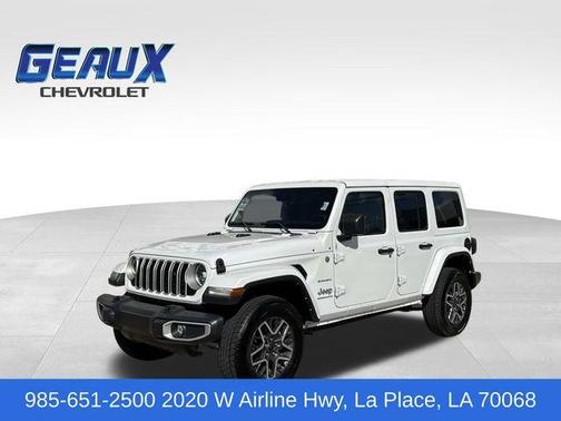 Bright White Clearcoat 2024 Jeep Wrangler Sahara