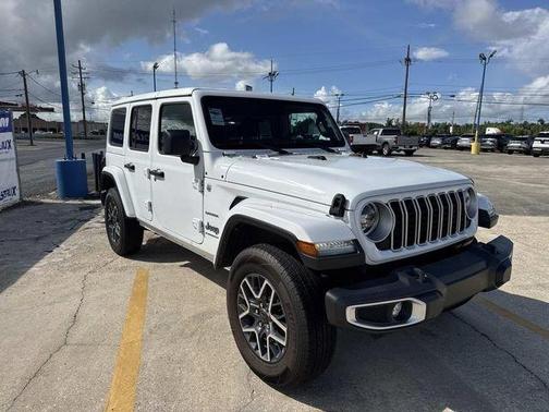 Bright White Clearcoat 2024 Jeep Wrangler Sahara