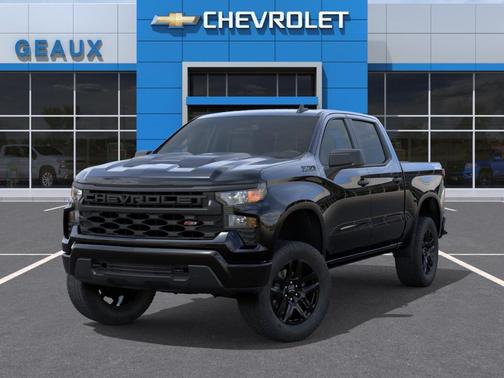 Black 2026 Chevrolet Silverado 1500 Custom Trail Boss