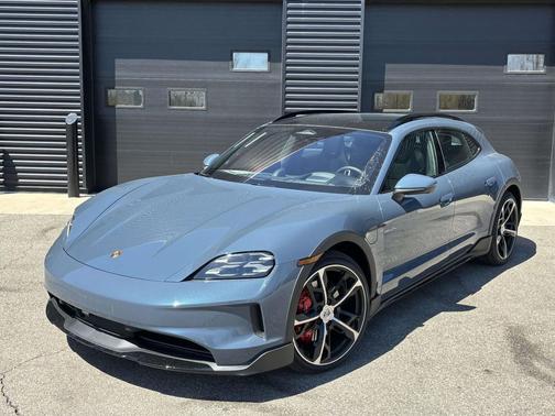 Pale Blue Metallic 2026 Porsche Taycan 4S Wagon