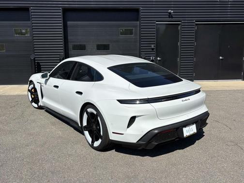 White 2026 Porsche Taycan Turbo S