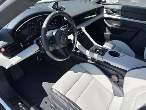White 2026 Porsche Taycan Turbo S