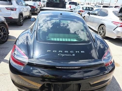 Black 2015 Porsche Cayman S