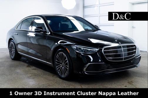 Black 2023 Mercedes-Benz S-Class S 580 4MATIC