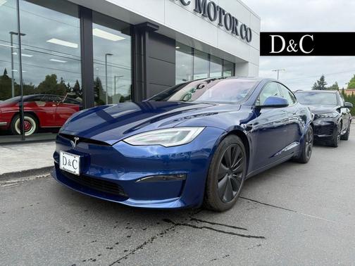 Deep Blue Metallic 2021 Tesla Model S Long Range
