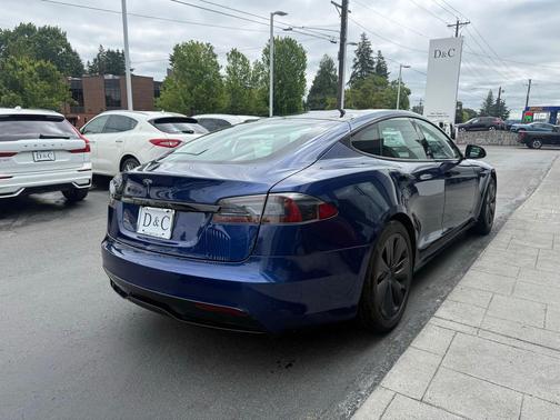 Deep Blue Metallic 2021 Tesla Model S Long Range