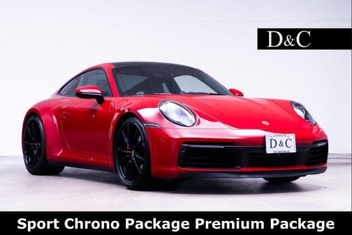 Carmine Red 2022 Porsche 911 Carrera 4S