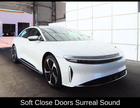 Stellar White Metallic 2025 Lucid Air Grand Touring