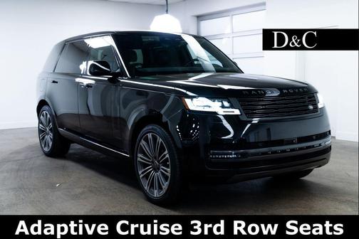 Santorini Black Metallic 2025 Land Rover Range Rover P400 SE 7 Seat