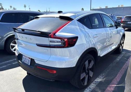 Crystal White Metallic 2023 Volvo C40 Recharge Pure Electric Twin Ultimate