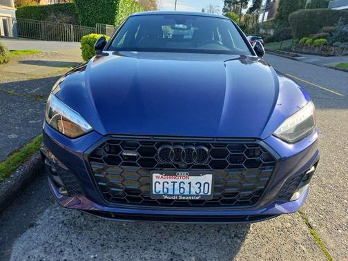 Navarra Blue Metallic 2023 Audi A5 Sportback 45 S Line Premium Plus