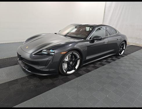 Volcano Grey Metallic 2020 Porsche Taycan Turbo