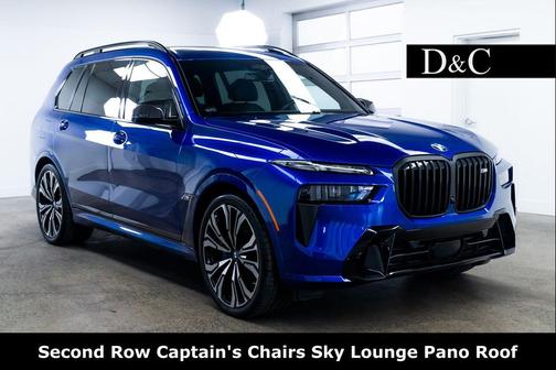 Marina Bay Blue Metallic 2024 BMW X7 M60i
