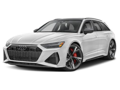 Glacier White Metallic 2022 Audi RS 6 Avant 4.0T