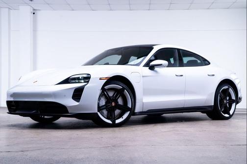 Carrara White Metallic 2020 Porsche Taycan Turbo