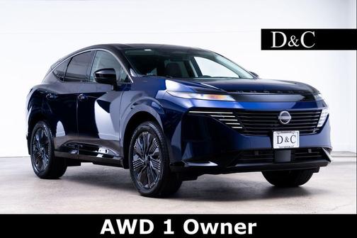 Deep Ocean Blue Pearl/Super Black 2025 Nissan Murano Platinum