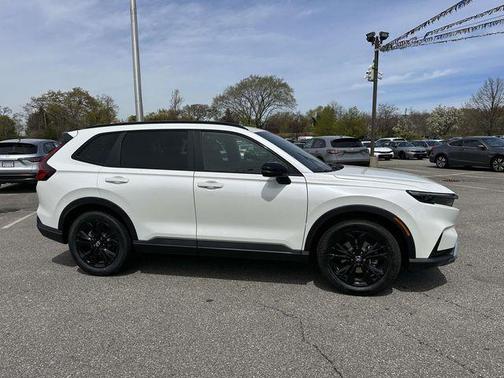 Platinum White Pearl 2026 Honda CR-V Hybrid Sport Touring AWD