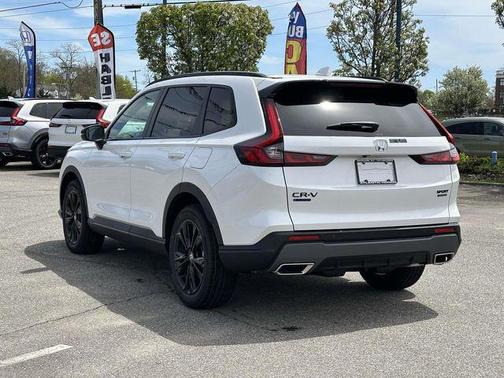 Platinum White Pearl 2026 Honda CR-V Hybrid Sport Touring AWD