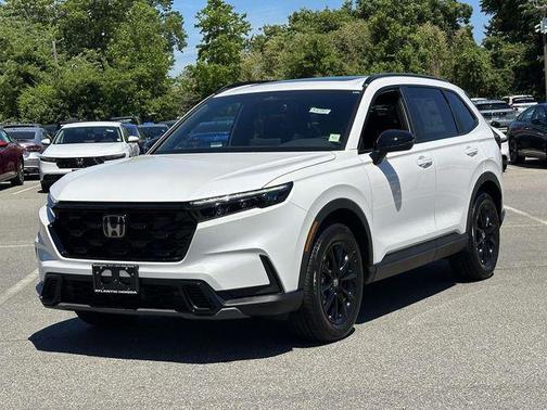 Platinum White Pearl 2026 Honda CR-V Hybrid Sport AWD