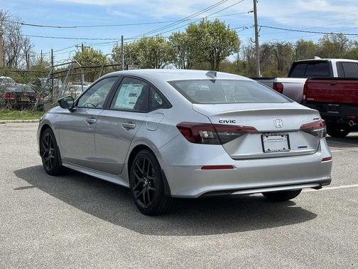 Solar Silver Metallic 2026 Honda Civic Hybrid Sport