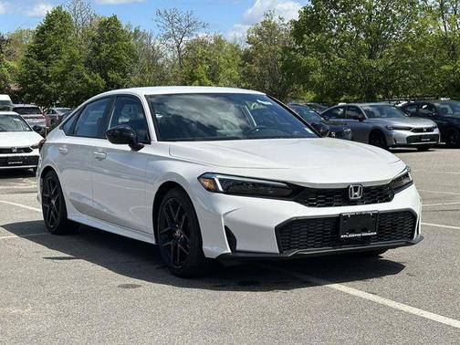 Platinum White Pearl 2026 Honda Civic Sport