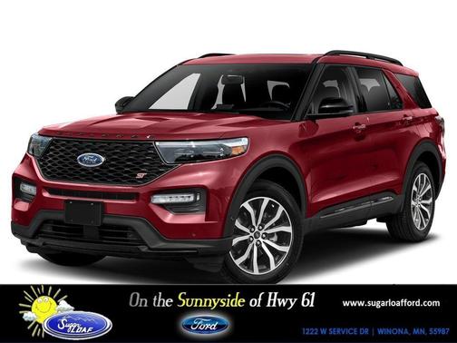 Rapid Red Metallic Tinted Clearcoat 2022 Ford Explorer ST