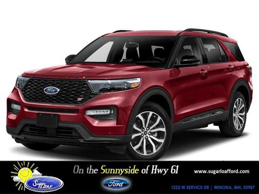 Rapid Red Metallic Tinted Clearcoat 2022 Ford Explorer ST