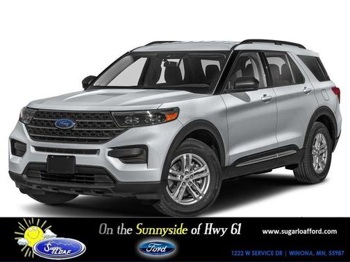 Iconic Silver Metallic 2023 Ford Explorer XLT