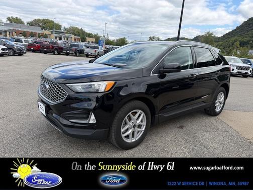 Agate Black Metallic 2024 Ford Edge SEL