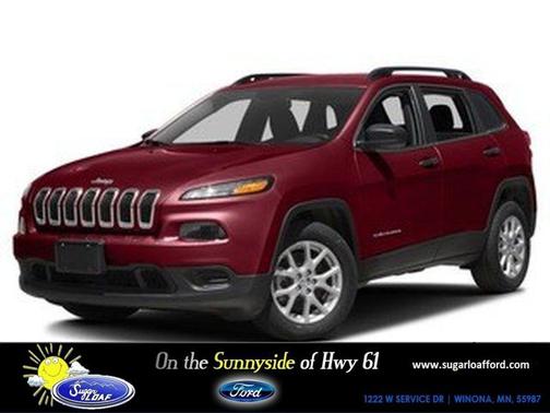 Deep Cherry Red Crystal Pearlcoat 2017 Jeep Cherokee Altitude