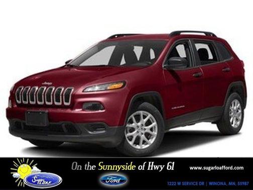 Deep Cherry Red Crystal Pearlcoat 2017 Jeep Cherokee Altitude