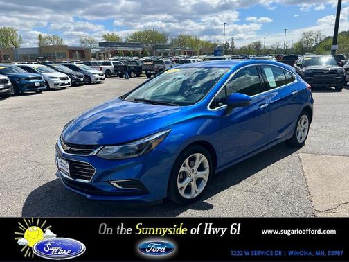 Kinetic Blue Metallic 2018 Chevrolet Cruze Premier