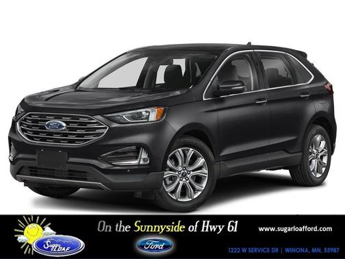 Agate Black Metallic 2024 Ford Edge Titanium
