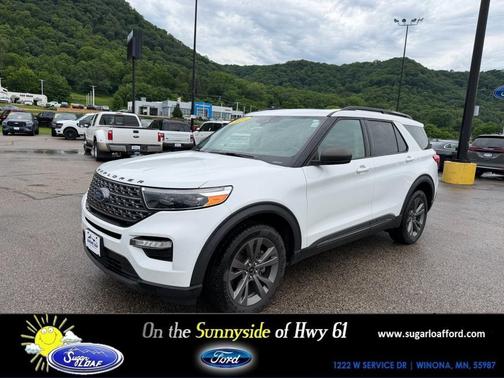 Oxford White 2021 Ford Explorer XLT