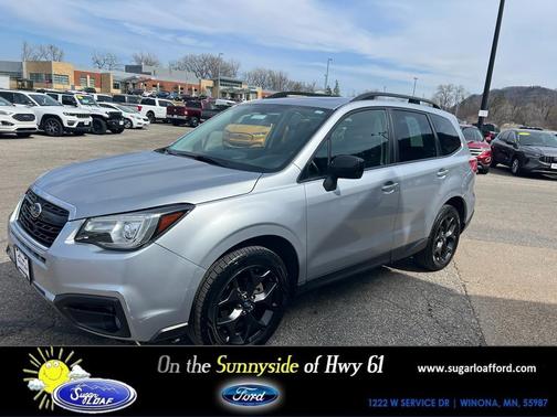 Ice Silver Metallic 2018 Subaru Forester 2.5i Premium Black Edition