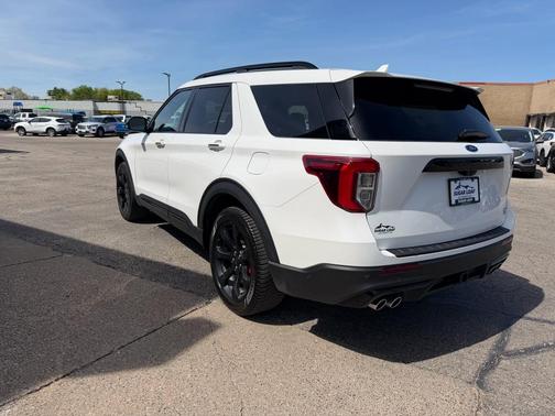 Star White Metallic Tri-Coat 2020 Ford Explorer ST