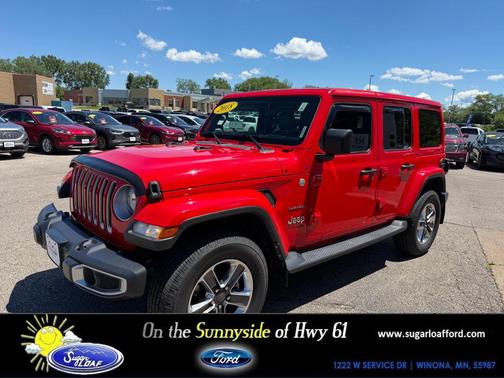 Firecracker Red Clearcoat 2018 Jeep Wrangler Unlimited Sahara
