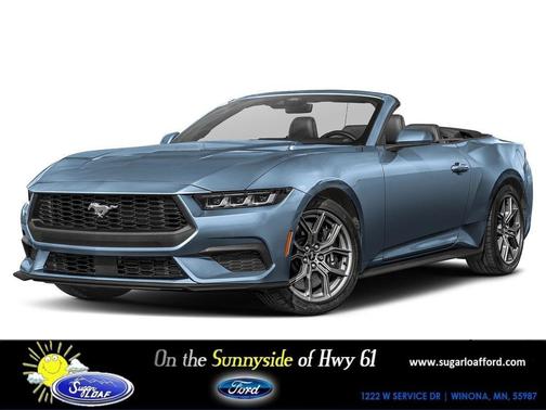 Vapor Blue Metallic 2025 Ford Mustang EcoBoost Premium