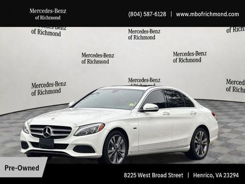 Polar White 2018 Mercedes-Benz C-Class C 350e