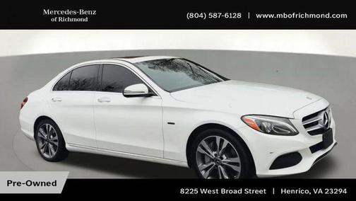 Polar White 2018 Mercedes-Benz C-Class C 350e