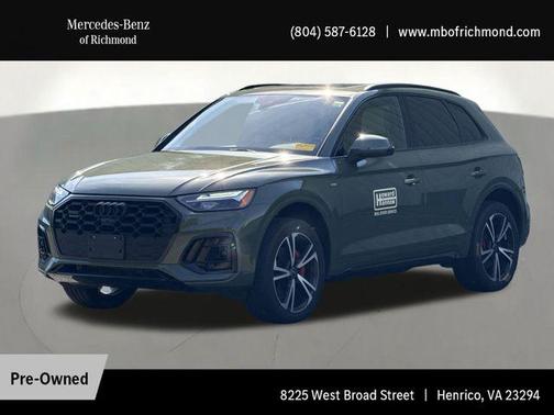 District Green Metallic 2025 Audi Q5 45 S line Premium Plus