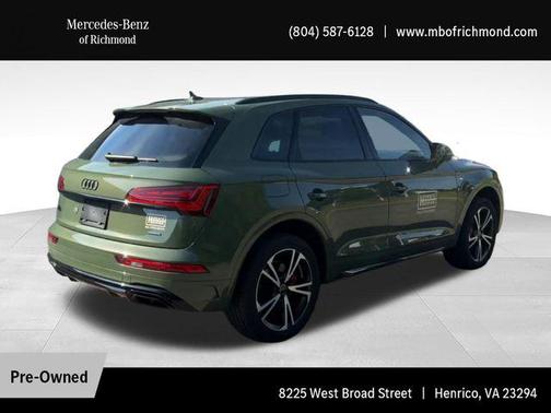 District Green Metallic 2025 Audi Q5 45 S line Premium Plus