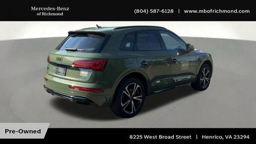 District Green Metallic 2025 Audi Q5 45 S line Premium Plus