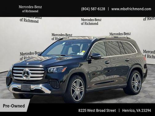 Black 2025 Mercedes-Benz GLS 450 4MATIC