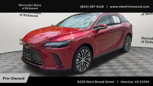 Matador Red Mica 2023 Lexus RX 350h Premium+