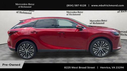 Matador Red Mica 2023 Lexus RX 350h Premium+