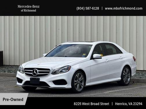 Polar White 2016 Mercedes-Benz E-Class 4MATIC